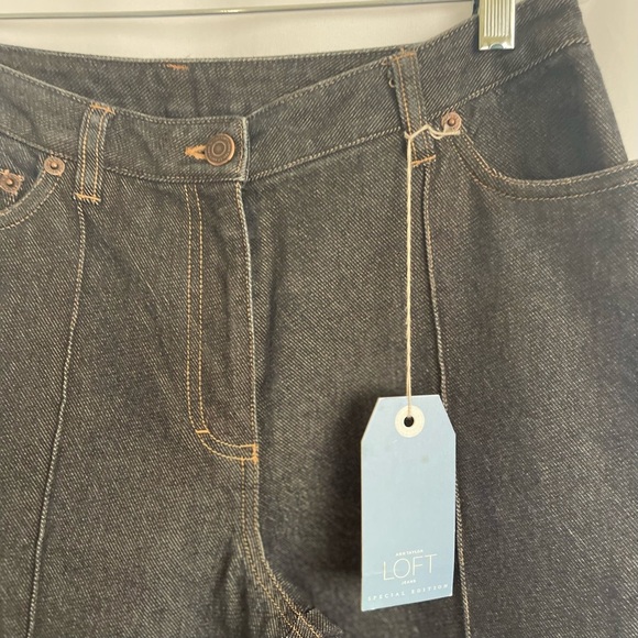 Ann Taylor Loft Women’s Jeans Flare Front Seam - Picture 5 of 9